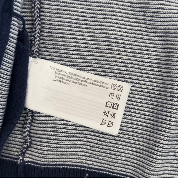 MAYORAL Baby Boy's Navy Stripped Textured Knit Cardigan Size 18 Months - Picture 6 of 6